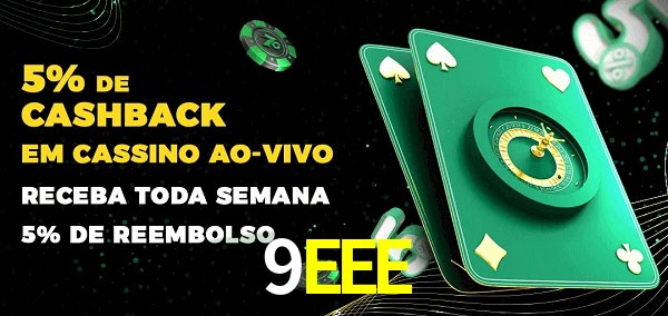 Promoções do cassino ao Vivo 9EEE